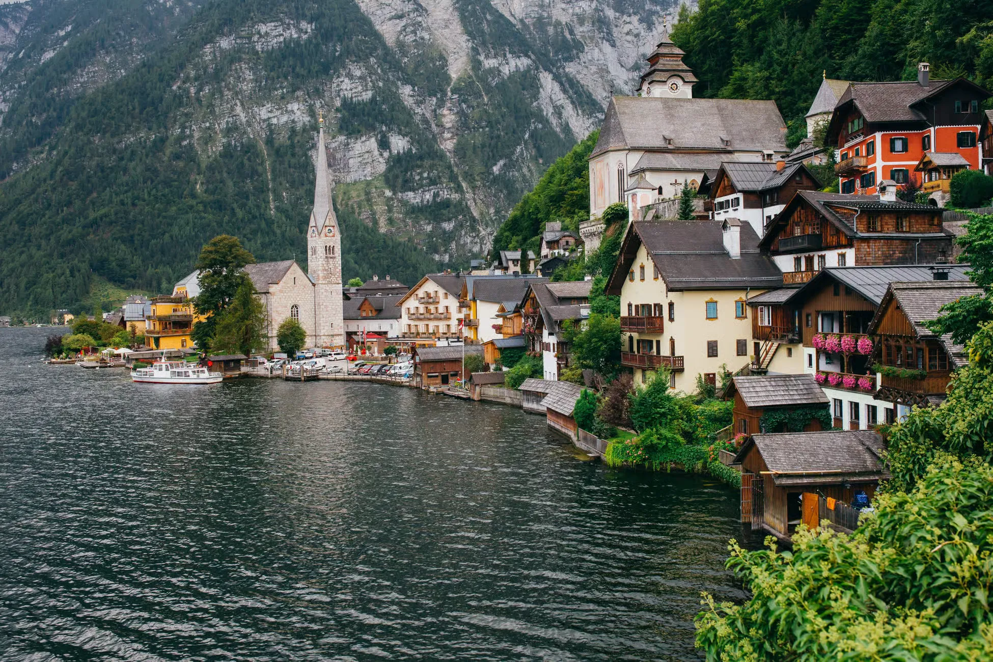 Mountain scenery in the Salzkammergut