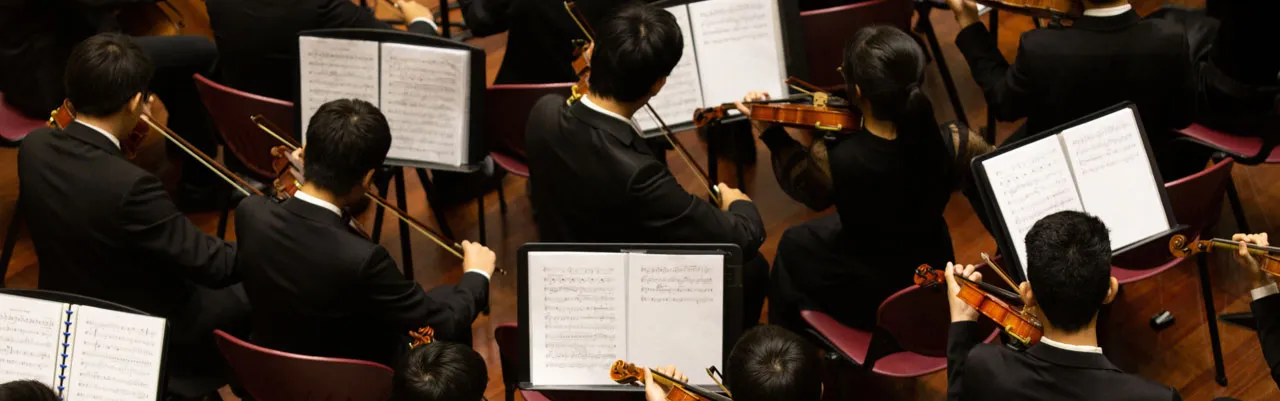 The Wiener Royal Orchester during a Royal Classic gala