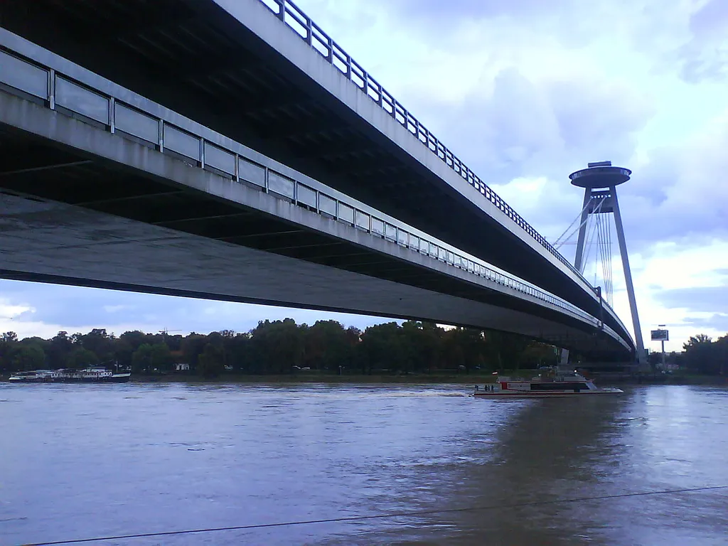 The Twin City Liner catamaran on the Danube